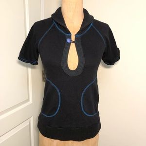 Free People Small Black Sweater Top